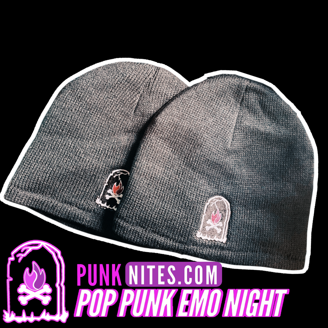 PunkNites Gravestone Logo Beanie - Pop Punk Emo Night