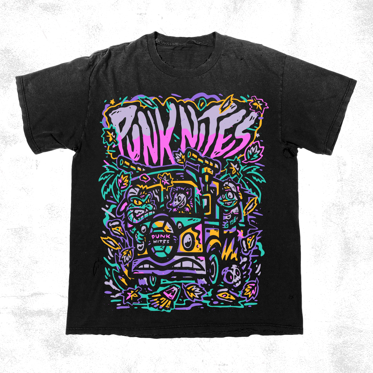PunkNites Turtle Van Shirt